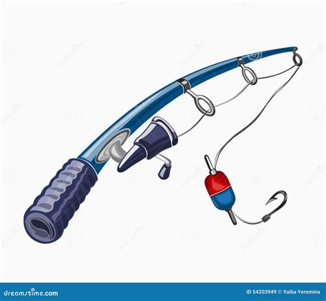 fishing pole illustration|Fishing Pole Illustration illustrations .